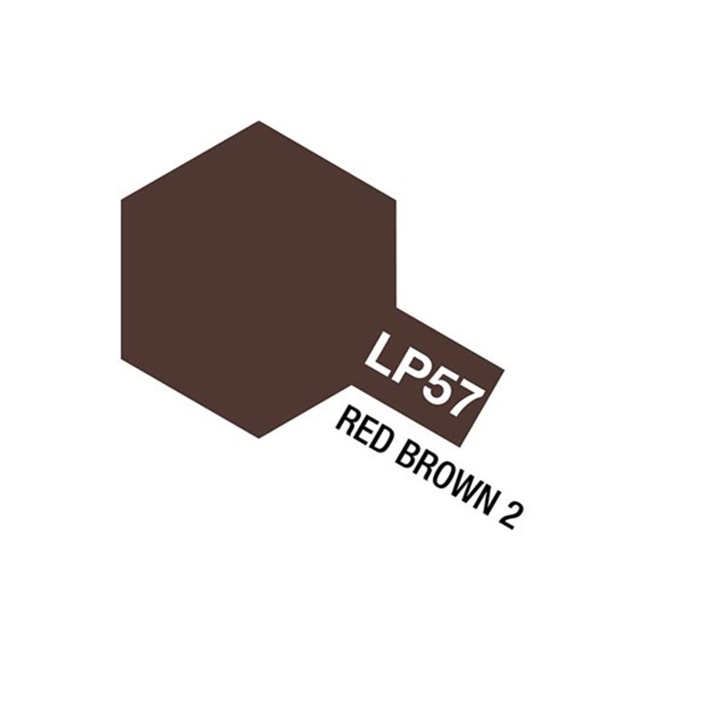 Tamiya Lacquer Paint LP-57 Red Brown 2 (Flat)