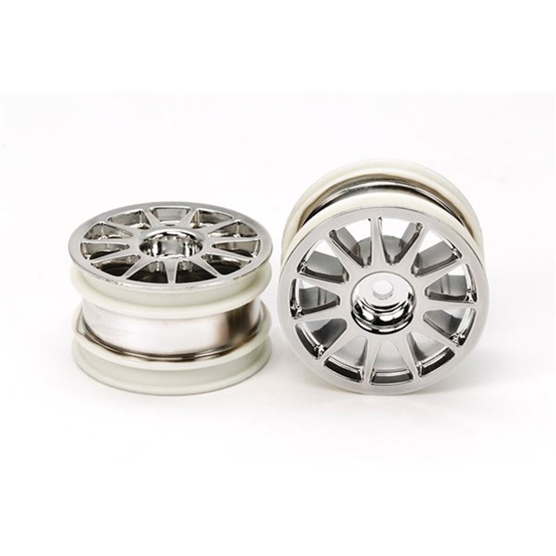 M-Chassis 11-Spoke Wheels (Chrome Plated, 2pcs.)