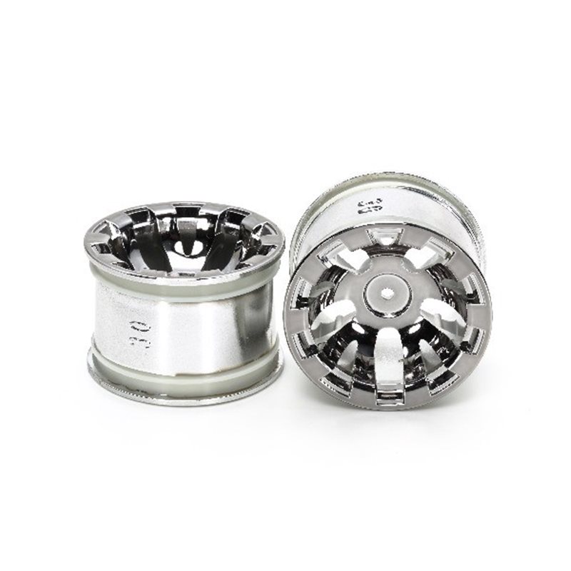 T3-01 Wheels for Rear Wide Semi-Slick Tires (Chrom