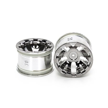 T3-01 Wheels for Rear Wide Semi-Slick Tires (Chrom