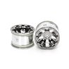 T3-01 Wheels for Rear Wide Semi-Slick Tires (Chrom