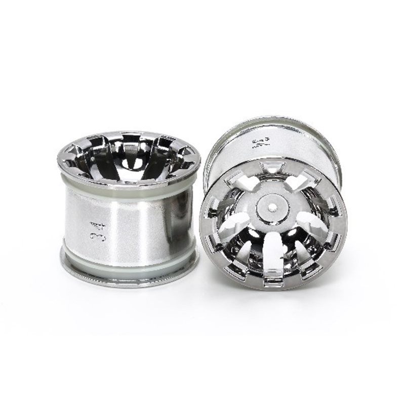 T3-01 Wheels for Rear Wide Pin Spike Tires (Chrome