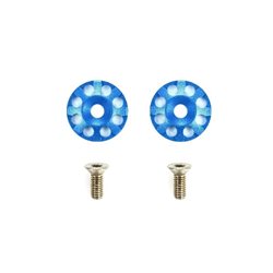 Aluminum Wing Washers (Blue)