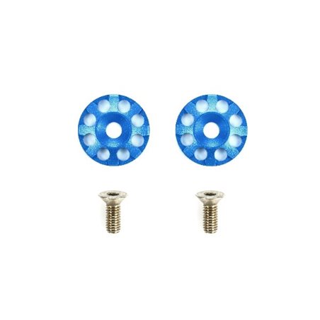 Aluminum Wing Washers (Blue)