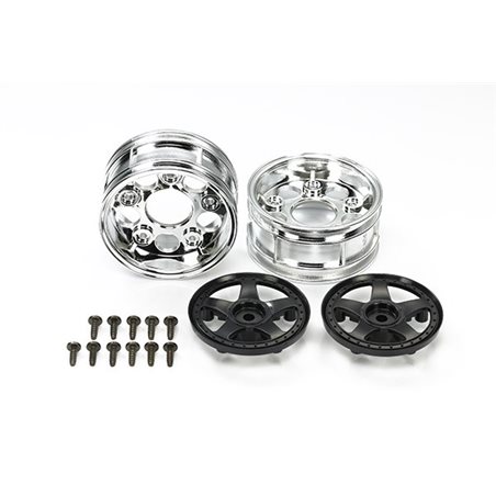 Two-Piece 5-Spoke Wheels (2pcs., Black)