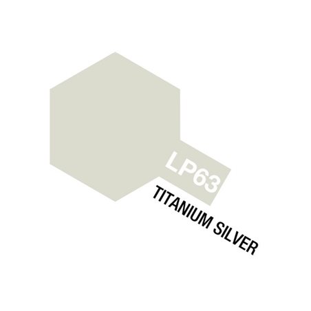 Tamiya Lacquer Paint LP-63 Titanium Silver (MG)