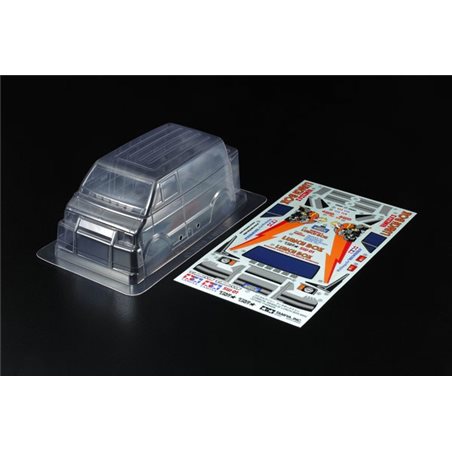 1:24 Scale R/C Lunch Box Mini Clear Body Parts Set