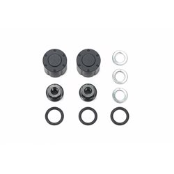 Hub Nuts for Dual Wheels (Black/2pcs.)