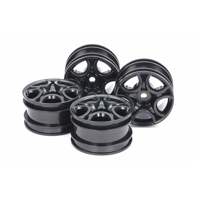 C-Shaped 10-Spoke Wheels (Black) 4pcs.