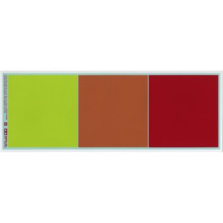 Clear Colored Stickers (Red, Orange, Yellow)