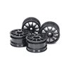 M-Chassis 11-Spoke Wheels (Black, 4pcs.)