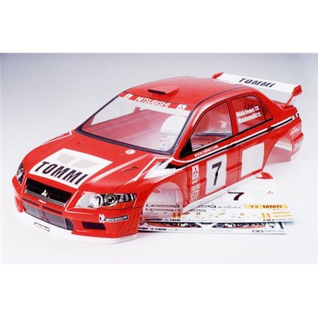 1/10 R/C Mitsubishi Lancer Evo VII WRC Body Parts 