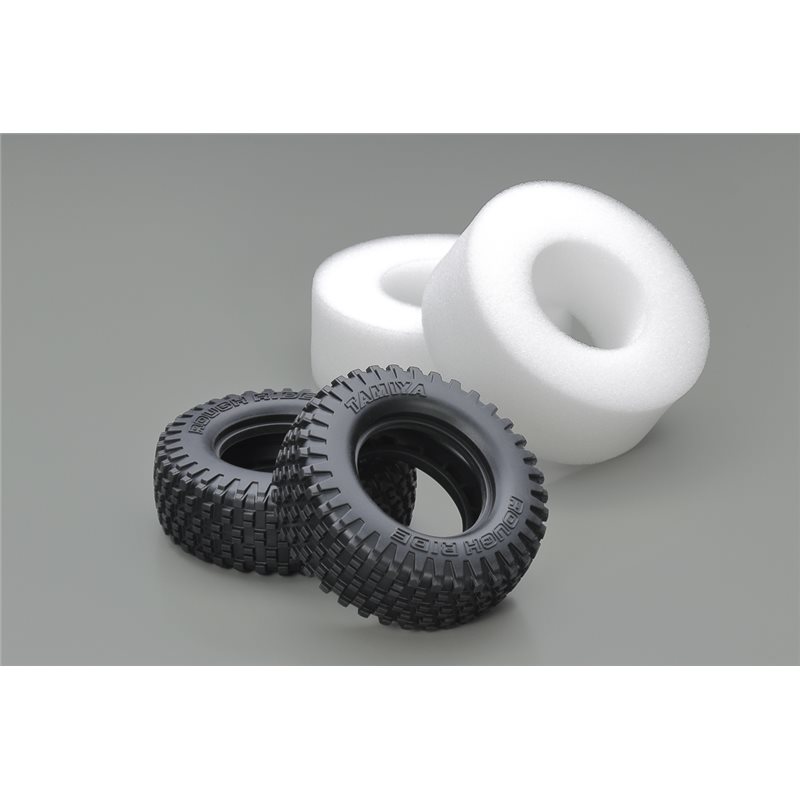 Block Pin 'Rough Ride' Tires (w/Inner Sponge 2pcs)