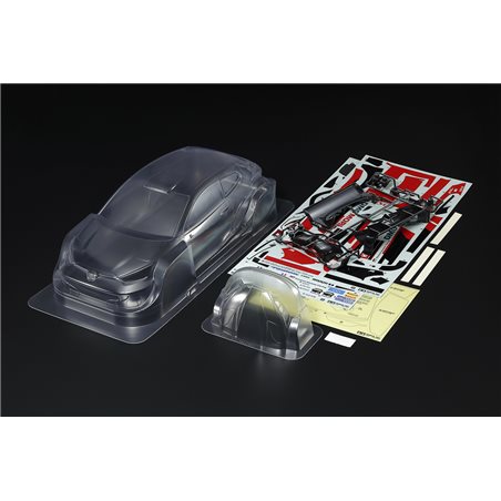 1/10 Scale R/C Toyota GAZOO Yaris Body Parts Set 