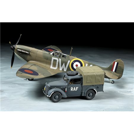 1/48 Supermarine Spitfire Mk.I & Light Utility Car
