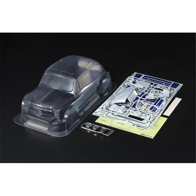 1/10 Scale R/C Fiat Abarth 1000 TCR Body Parts Set