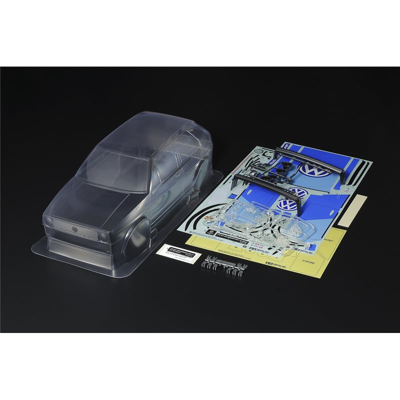 1/10 Scale R/C Volkswagen Golf Rally Body Parts Se