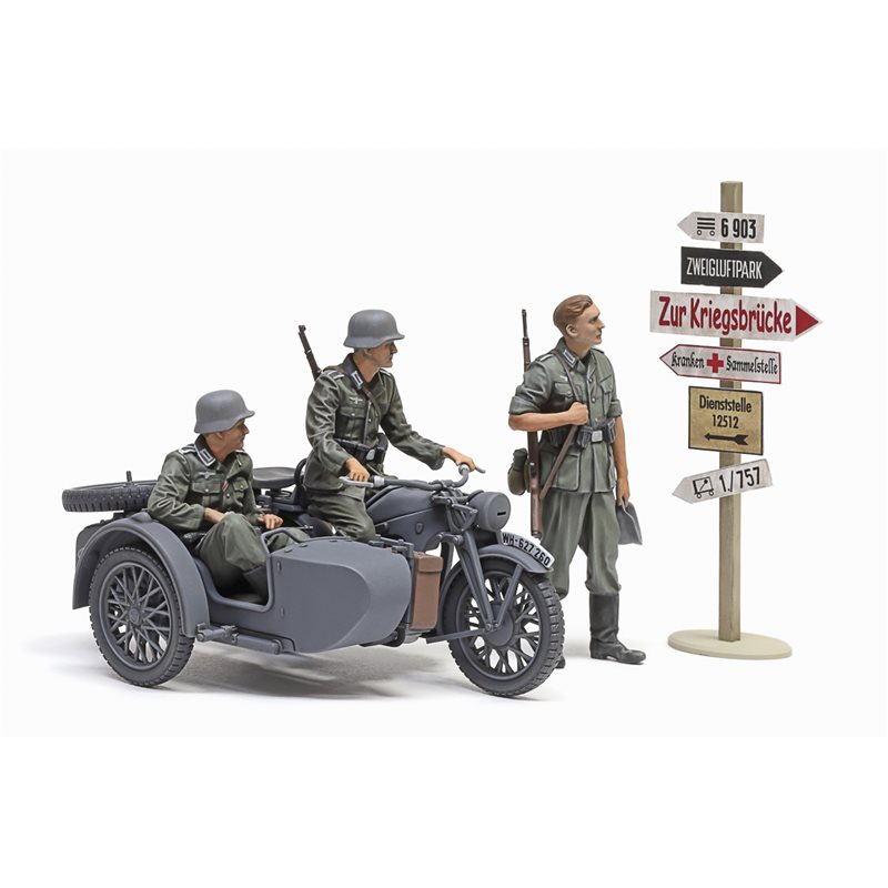 1/35 German KS600 Motorcycle & Sidecar