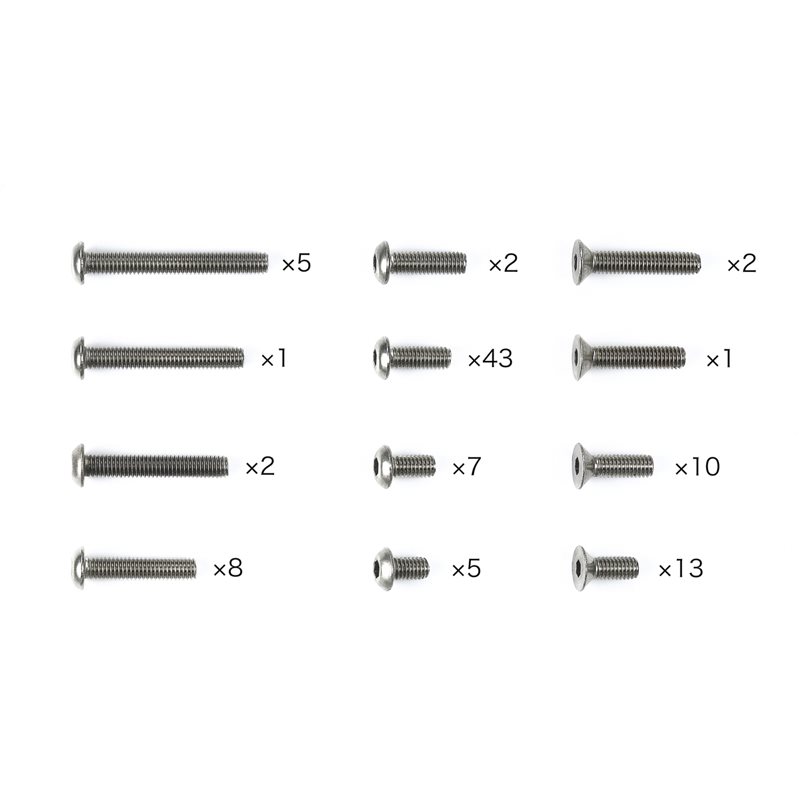 XM-01 Titanium Screw Set