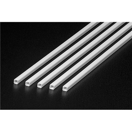 Plastic Beams 3mm Square Tube (5pcs.)