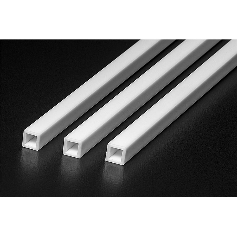 Plastic Beams 8mm Square Tube (3pcs.)