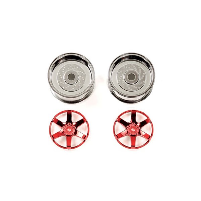 2pc 6spk Red Whl 26mm Off+2