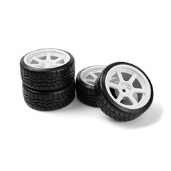 Falken Azenis Drft Tire/HRE C106 Wheel White 4pcs