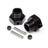 Wheel Hex Hub 6.7mm (2pcs/Black)
