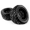 Mounted Goliath Tire on 3251 Tremor Black Wheel