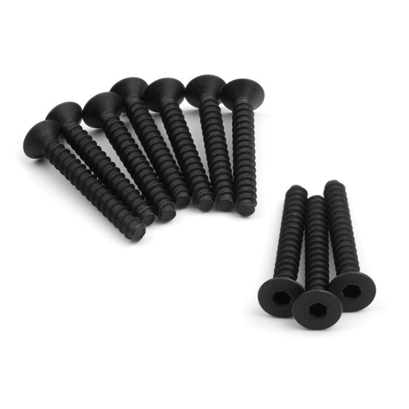 TP. FLAT HEAD SCREW M4x30mm (HEX SOCKET/10pcs)