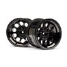 Bullet St Wheels Black Chrome (Pr)