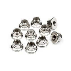 Flanged Lock Nut M3 (10Pcs)