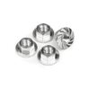 Serrated Flange Nut M4X10.8Mm (4Pcs)