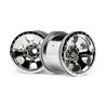 Warlock Wheel Chrome (2.2In/2Pcs)