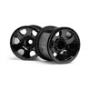 Warlock Wheel Black (2.2In/2Pcs)