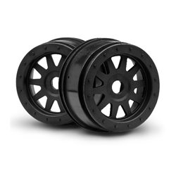 Tr-10 Glue-Lock Wheel Black (120X60Mm/2Pcs)