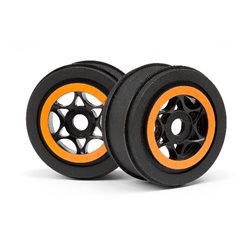 Ah-64 Wheel Black/Orange (42X83Mm/2Pcs)