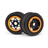 Ah-64 Wheel Black/Orange (42X83Mm/2Pcs)