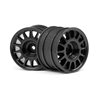 Wr8 Rally Off-Road Wheel Black (48X33Mm/2Pcs)
