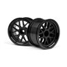 BBS Spoke Wheel 48X31mm Black (9mm Offset/2pcs)