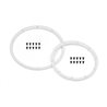 Wheel Bead Lock Rings (White/For 2 Wheels)