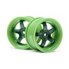 Work Meister S1 Wheel Green (3Mm Offset/2Pcs)