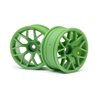 RTR Wheel 26Mm Green (6Mm Offset/2Pcs)