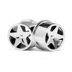 Q32 Super Star Wheel Set F/R Chrome18X10/18X14/ X4