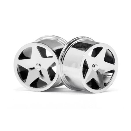 Q32 Super Star Wheel Set F/R Chrome18X10/18X14/ X4