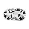 Q32 Super Star Wheel Set F/R Chrome18X10/18X14/ X4