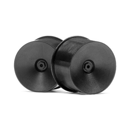 Q32 Dish Wheel Set (Black/22X14/4Pcs)