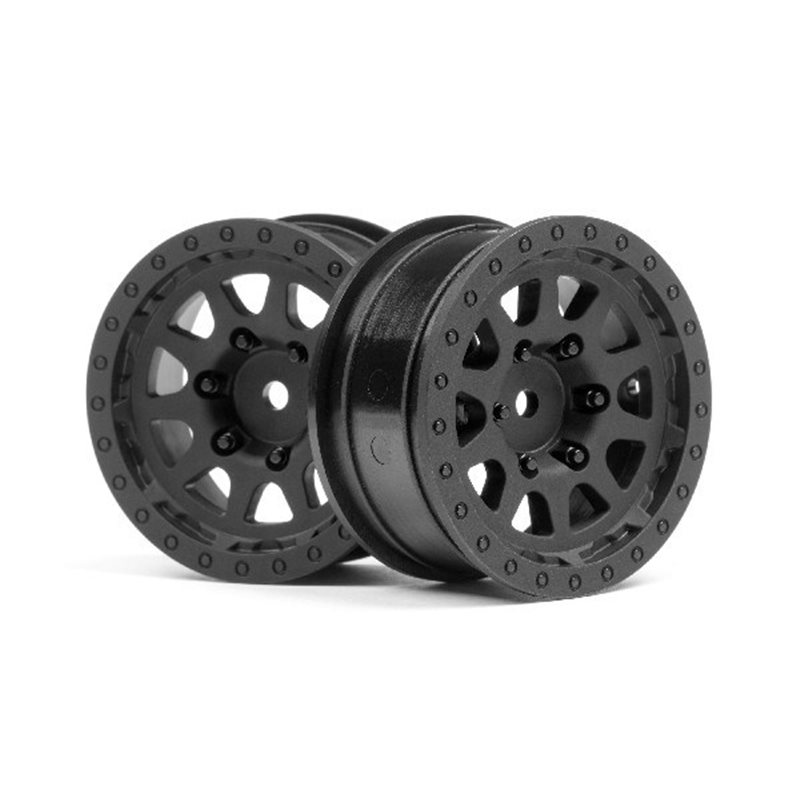 Cr-10 Wheel 1.9 (Black/2Pcs)