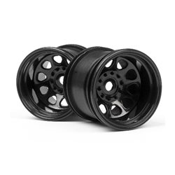 Classic King Wheel Black (2.2In/2Pcs)