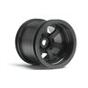 Scorch 6-Spoke Wheel Black (2.2In/55X50Mm/2Pcs)